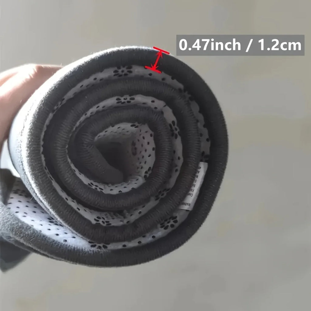 Thickened Printed Prayer Mat Plush with Tassel Flannel Irregular Prayer Mat