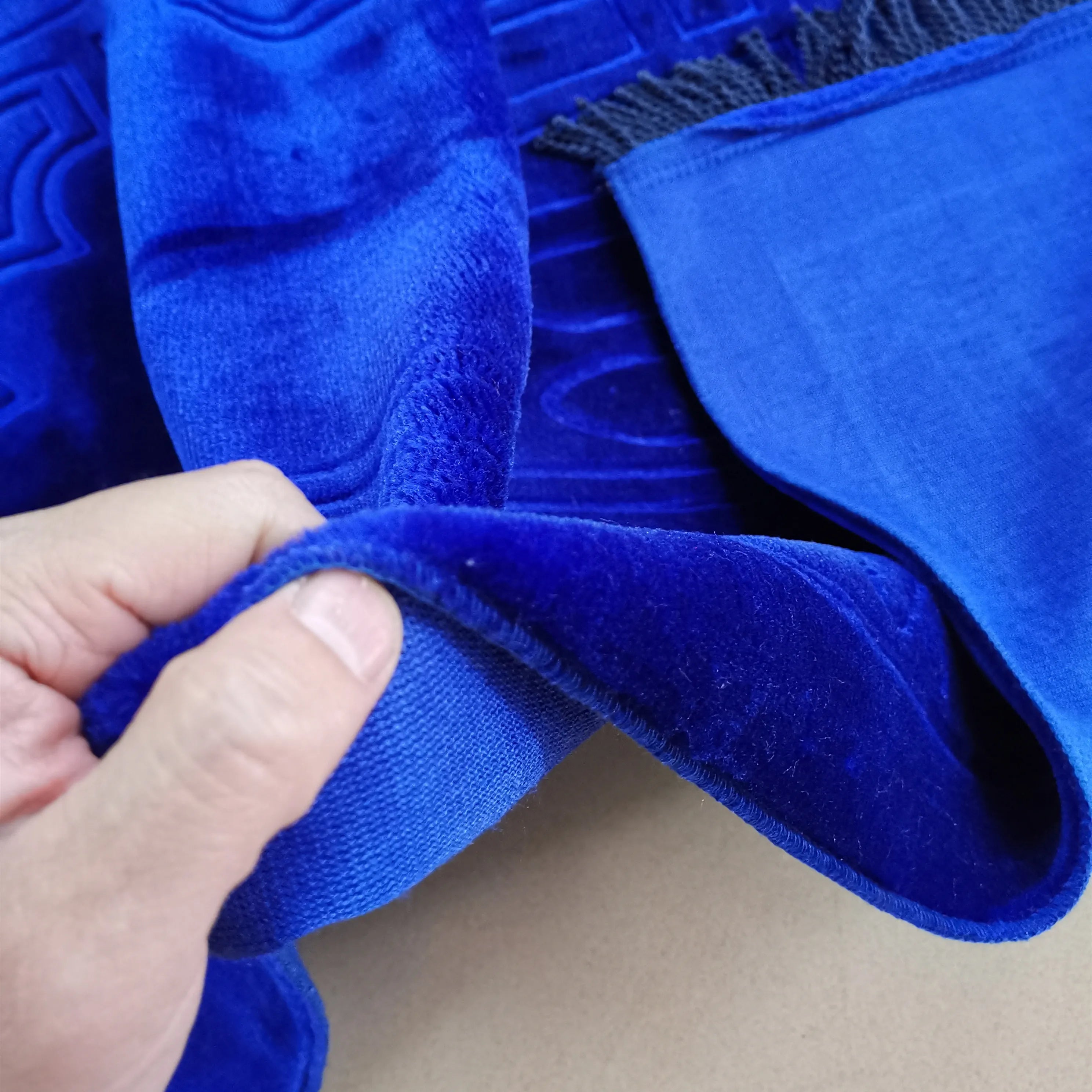 Deluxe Soft 65X110Cm Prayer Mat Muslim Cashmere-Like Thicken Blanket Salat Musallah Namaz Islamic Praying Rug